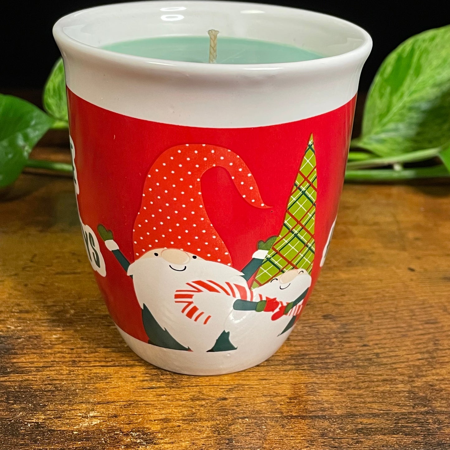 Gnome for the Holidays Mug Candle | Christmas Hearth
