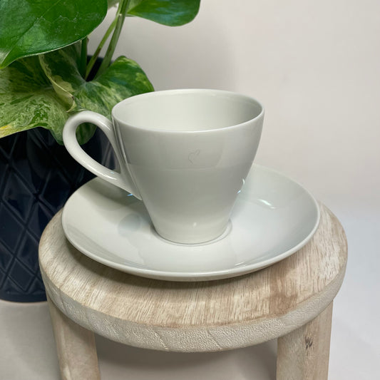 White Mikasa Espresso Cup Custom Candle | 2.5 oz.