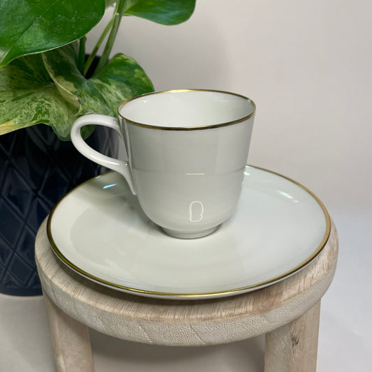 Easterling Spencerian Rose Demitasse Custom Teacup Candle | 2.5 oz.