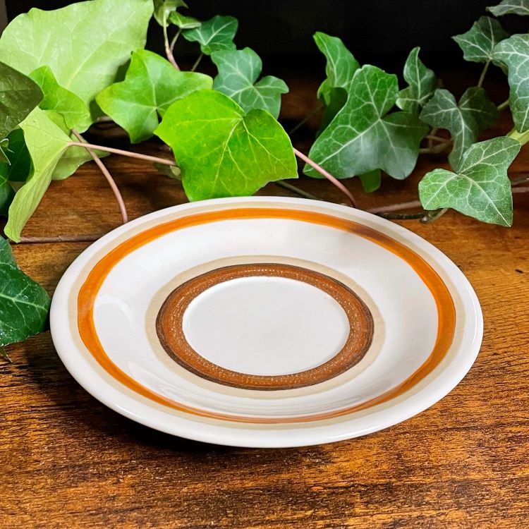 Royal Yuma Solid Brown Teacup | Fall Foliage