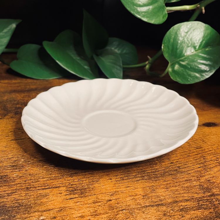 Johnson Bros. Scalloped White Teacup Candle | Various Scents