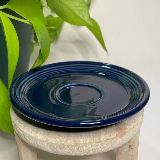 Vintage Fiestaware Homer Laughlin Blue Custom Teacup Candle | 5.5 oz.