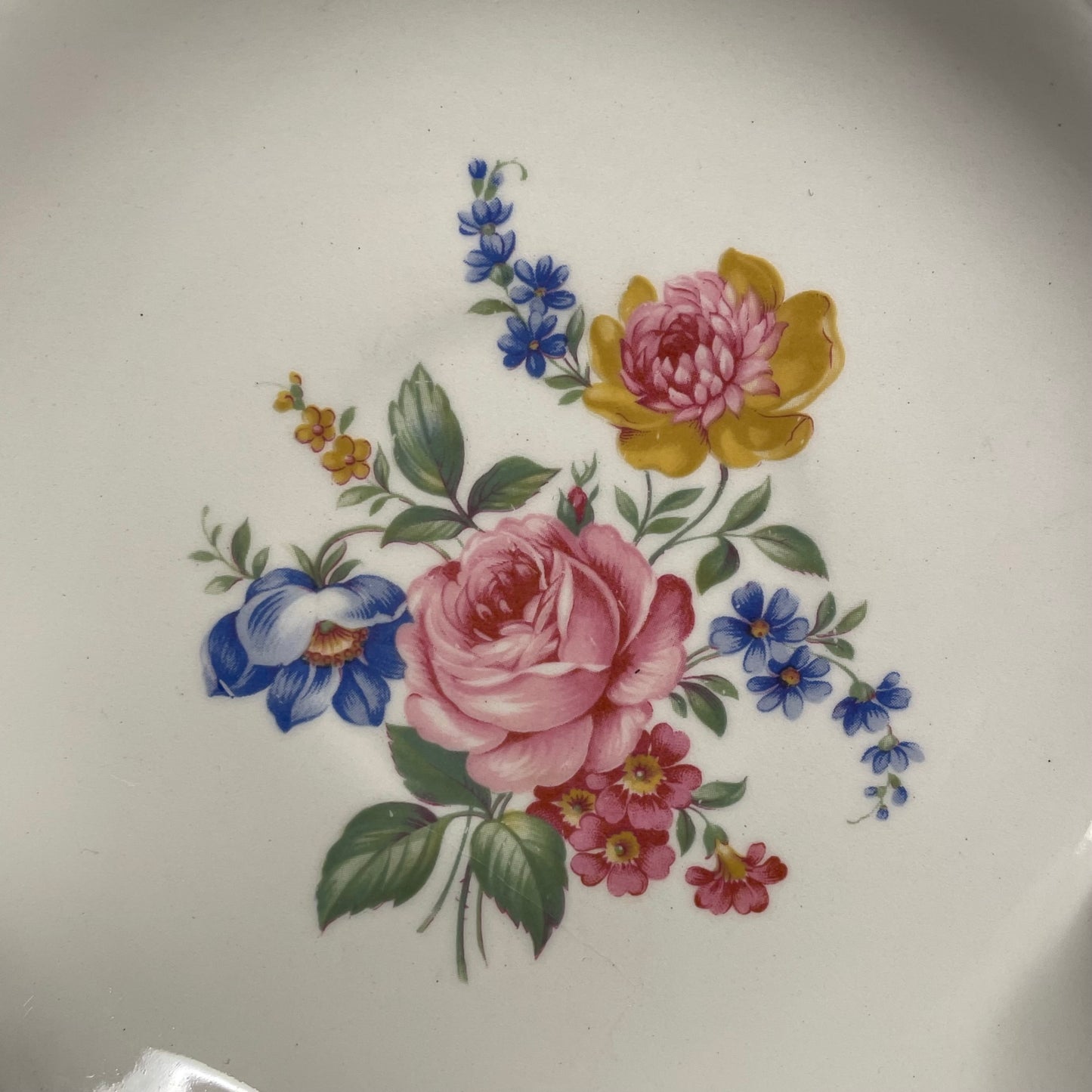 Vintage Household Institute Priscilla Pattern Custom Teacup Candle | 5.5 oz.