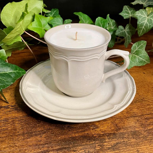Southampton Off-White Teacup Candle | Various Scents