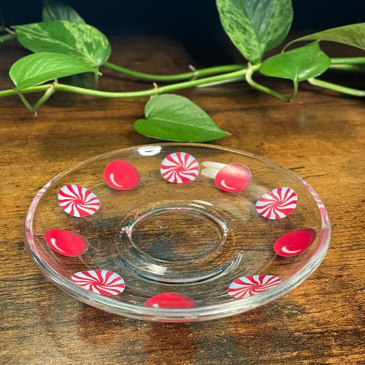 Starbucks Christmas Peppermint Candy Teacup Candle | Peppermint Mocha