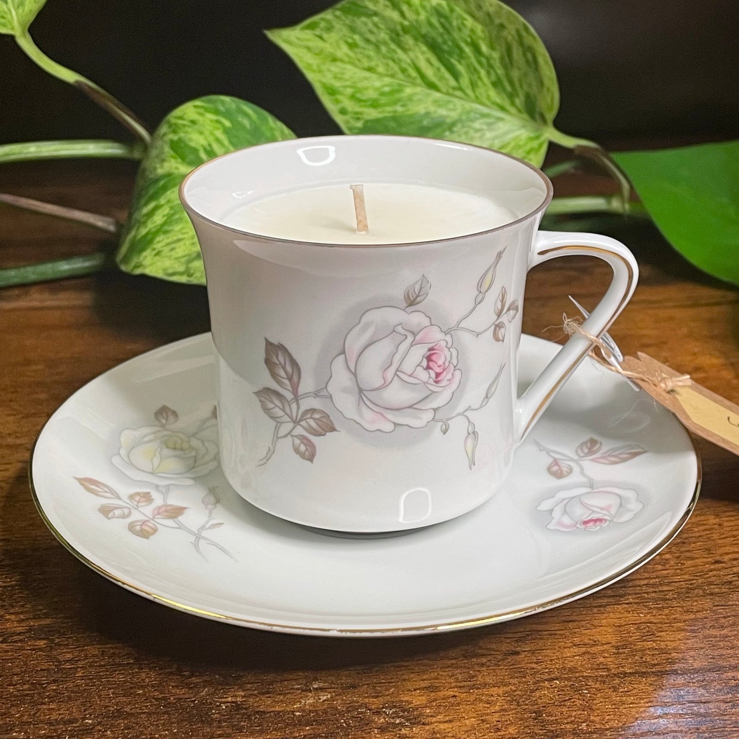 Johann Haviland Sweetheart Rose Teacup Candle | Various Scents