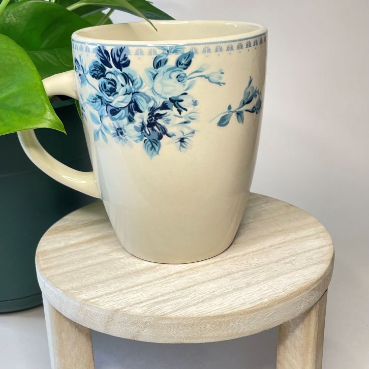 Elama Traditional Dessert Rose Coffee Mug Custom Candle | 10 oz.