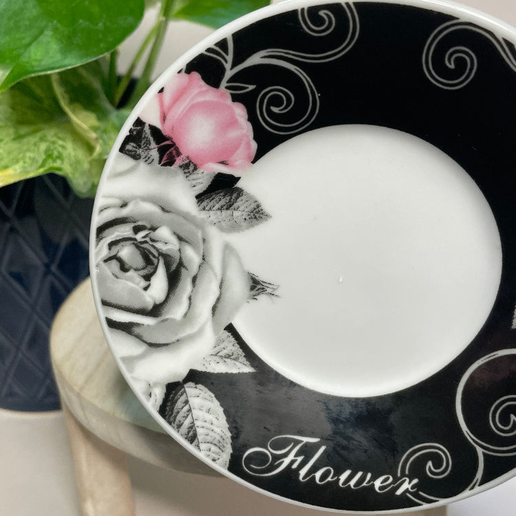 Lorren Home Trends Flower Espresso Cup Custom Candle | 2 oz.