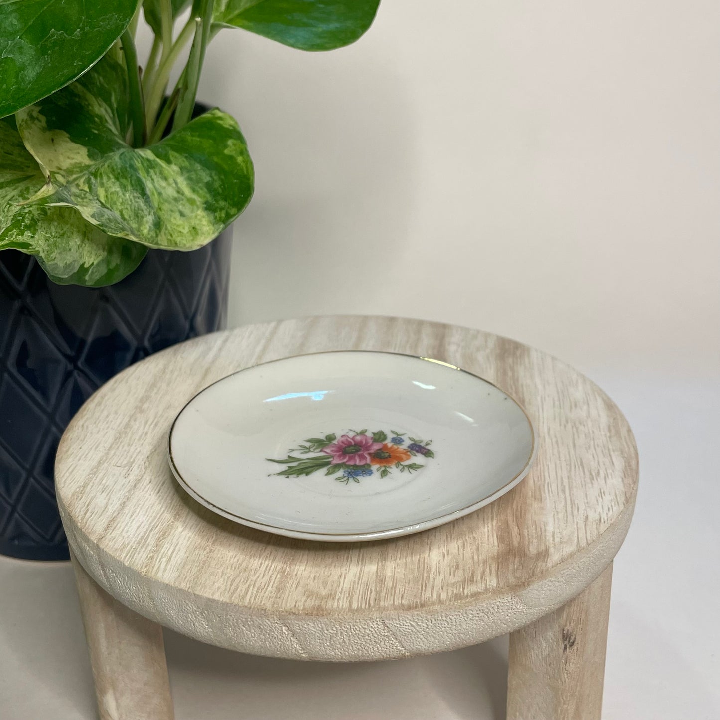 Vintage Florals Mini Teacup Custom Candle | 1.25 oz.
