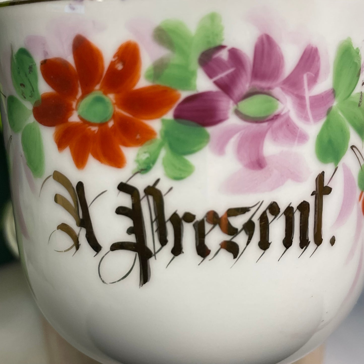 A Present Floral Custom Teacup Candle | 10 oz.