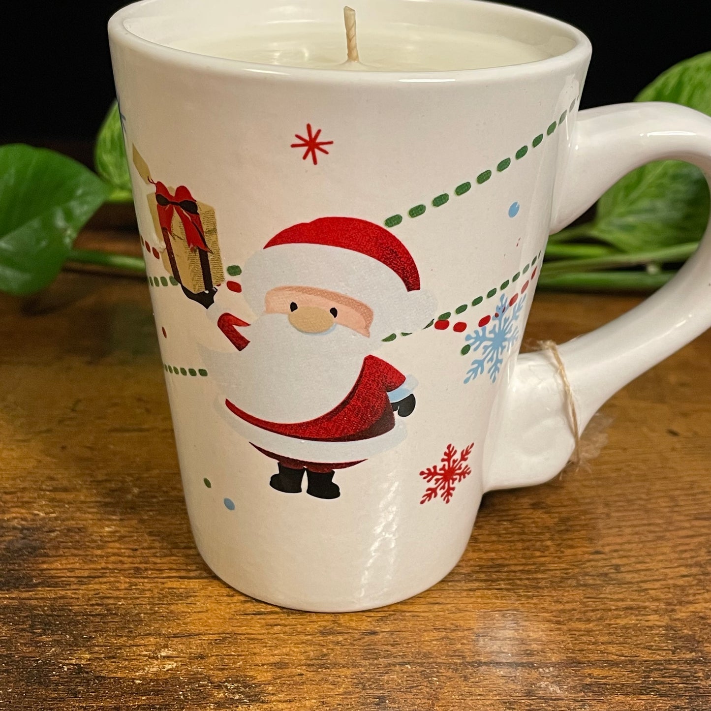 California Pantry Santa Mug Candle | Balsam