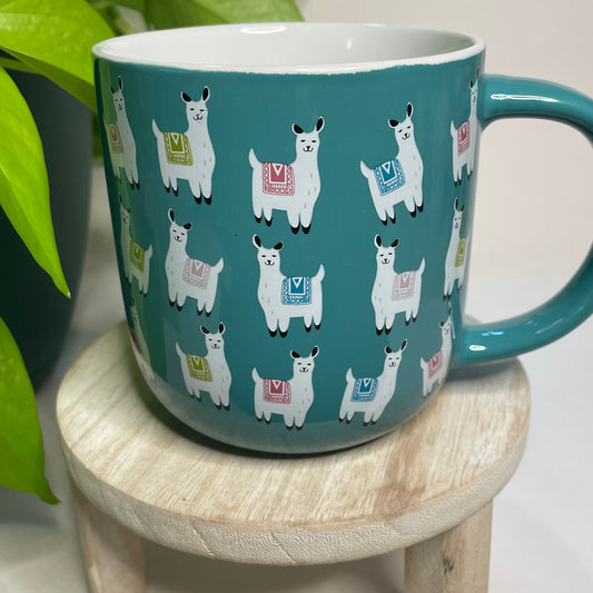 Llama Llama Custom Coffee Mug Candle | 15 oz.
