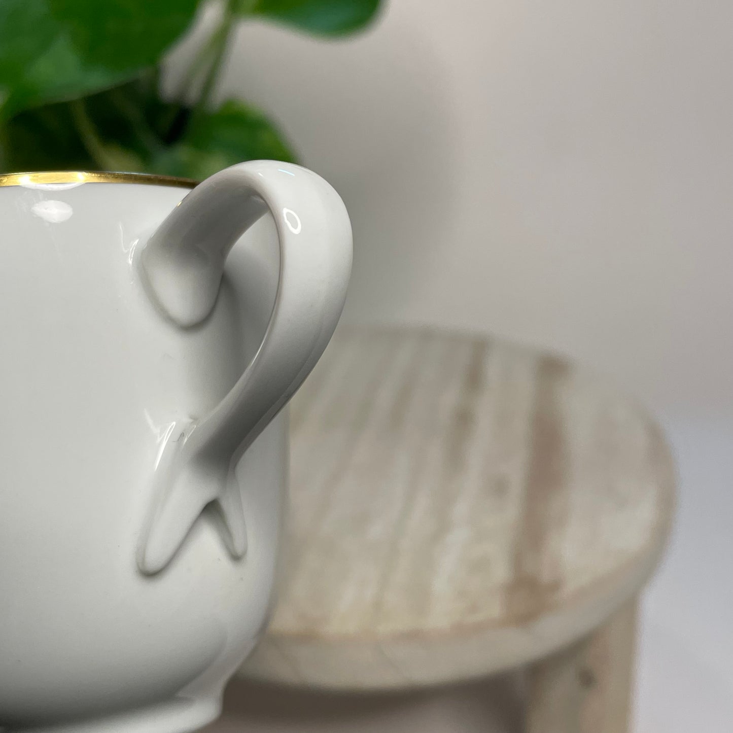 Easterling Spencerian Rose Demitasse Custom Teacup Candle | 2.5 oz.
