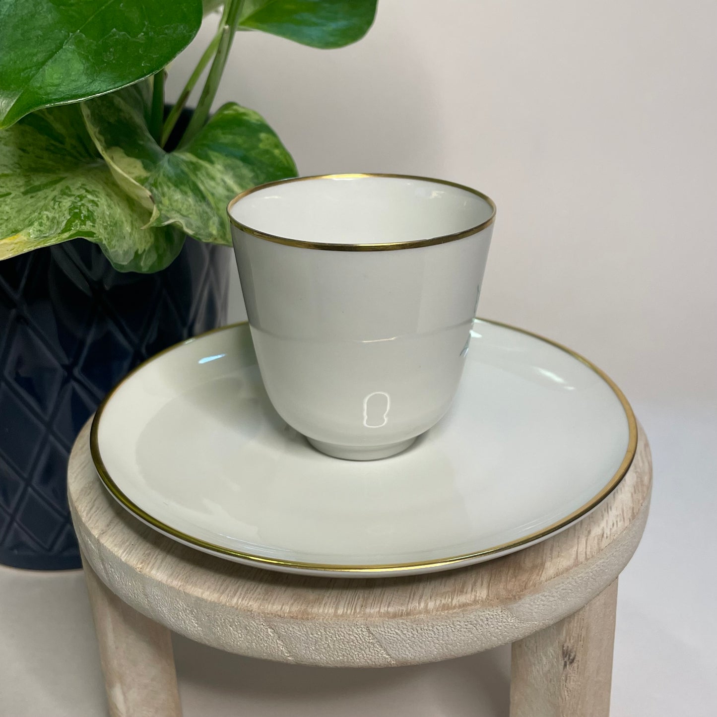 Easterling Spencerian Rose Demitasse Custom Teacup Candle | 2.5 oz.