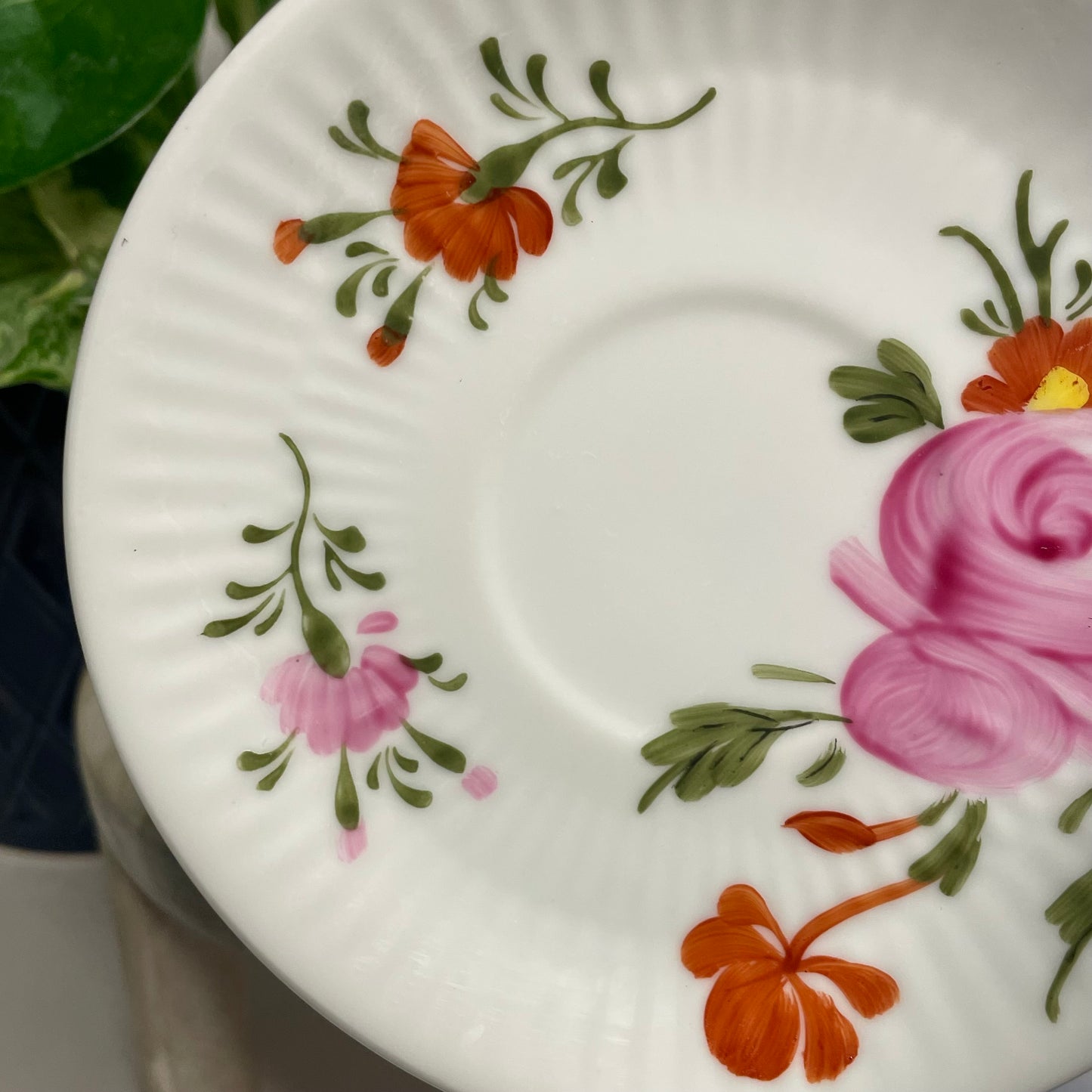 August Warnecke Ostfriesische Rose Mini Teacup Custom Candle | 2.5 oz.