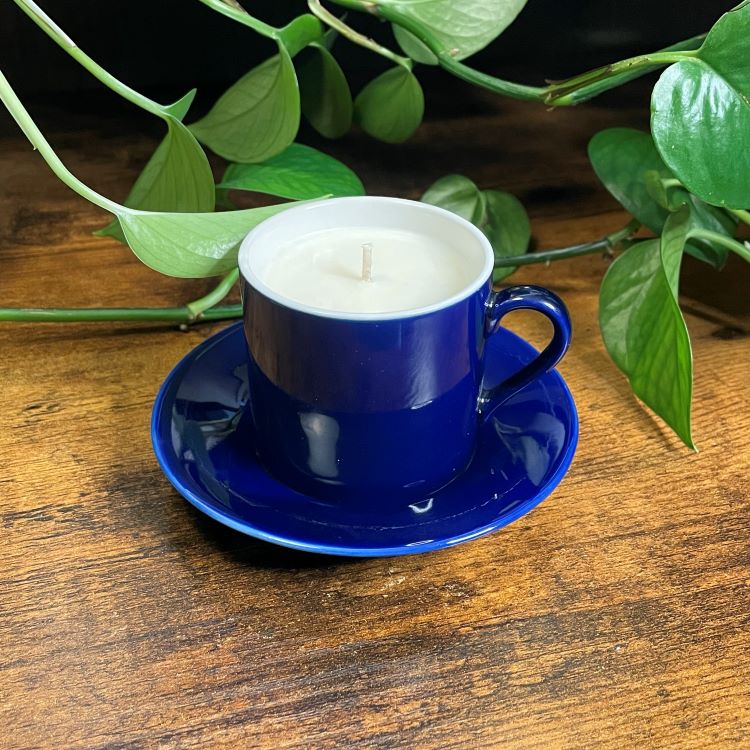 Cobalt Blue Espresso Cup | Various Fragrances