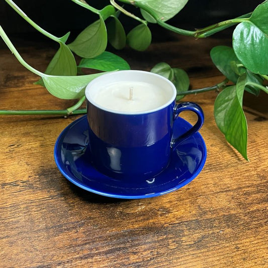 Cobalt Blue Espresso Cup | Various Fragrances