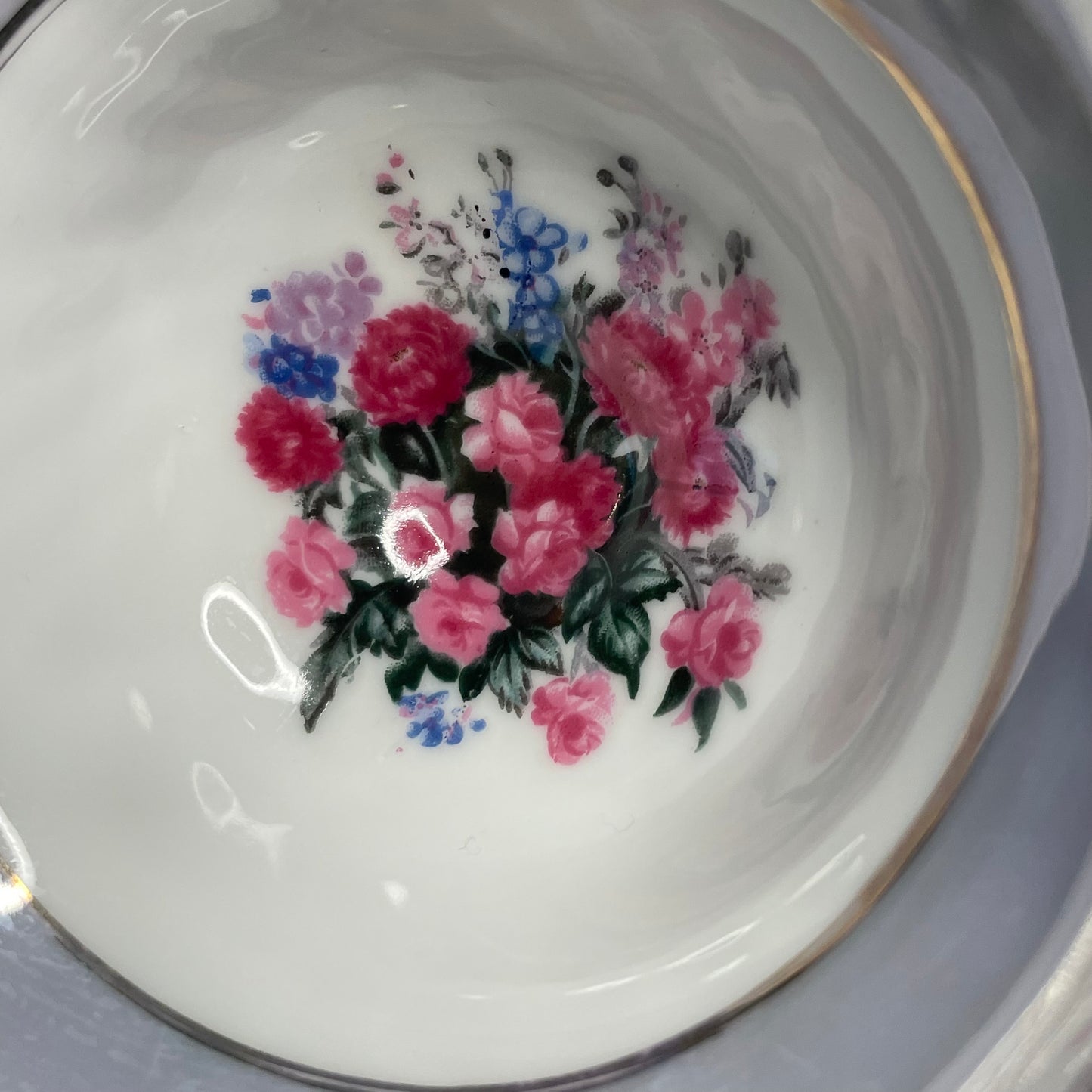 Gilded White Pedestal Custom Teacup Candle | 4 oz.