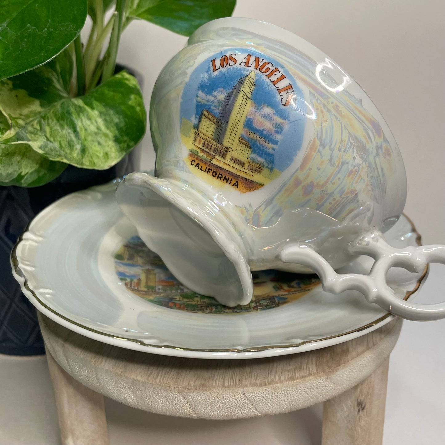 Los Angeles Souvenir Custom Teacup Candle | 4.5 oz.