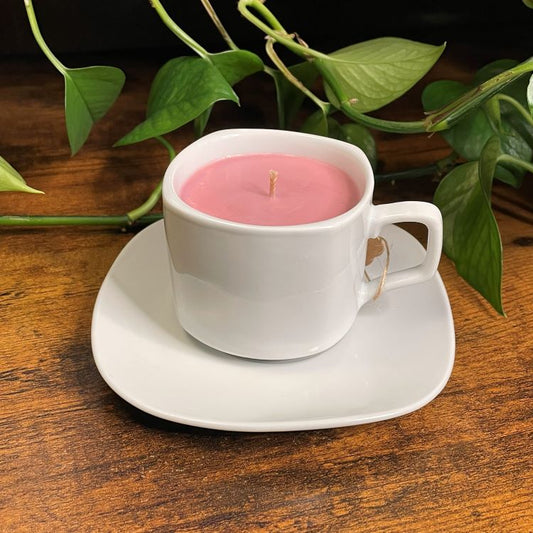 Square White Teacup Candle | Various Fragrances