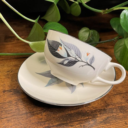 Homer Laughlin "Lotus Hai" Teacup Candle | Black Raspberry & Vanilla