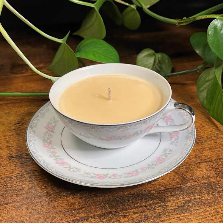 Mikasa Fine China Greenbriar Teacup Candle | Various Scents