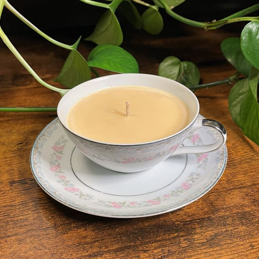Mikasa Fine China Greenbriar Teacup Candle | Various Scents