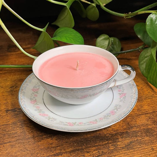 Mikasa Fine China Greenbriar Teacup Candle | Various Scents