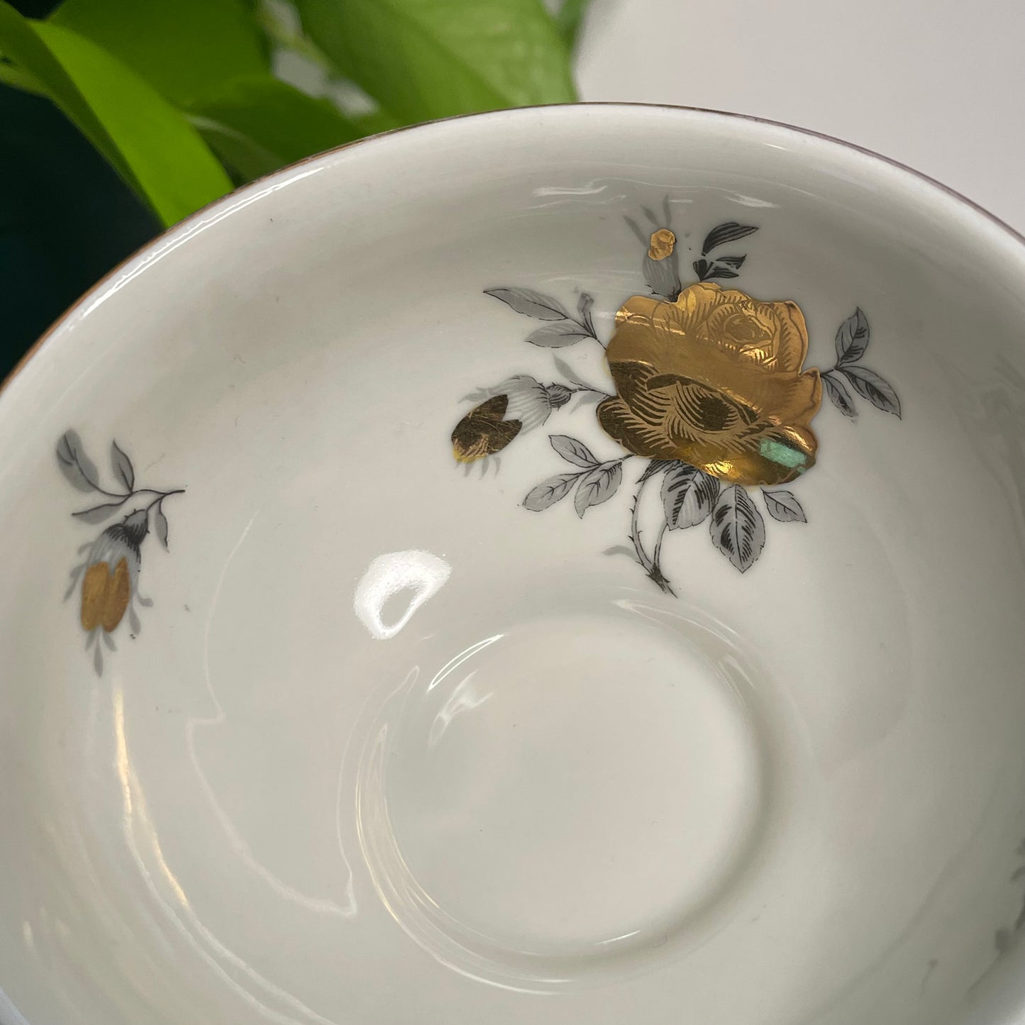 Golden Rose Custom Teacup Candle | 5 oz.