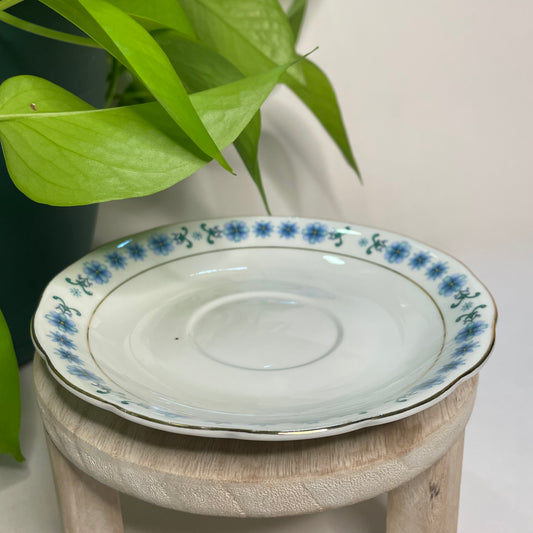 Vintage Yong Shen Blue Flowers Custom Teacup Candle | 5 oz.