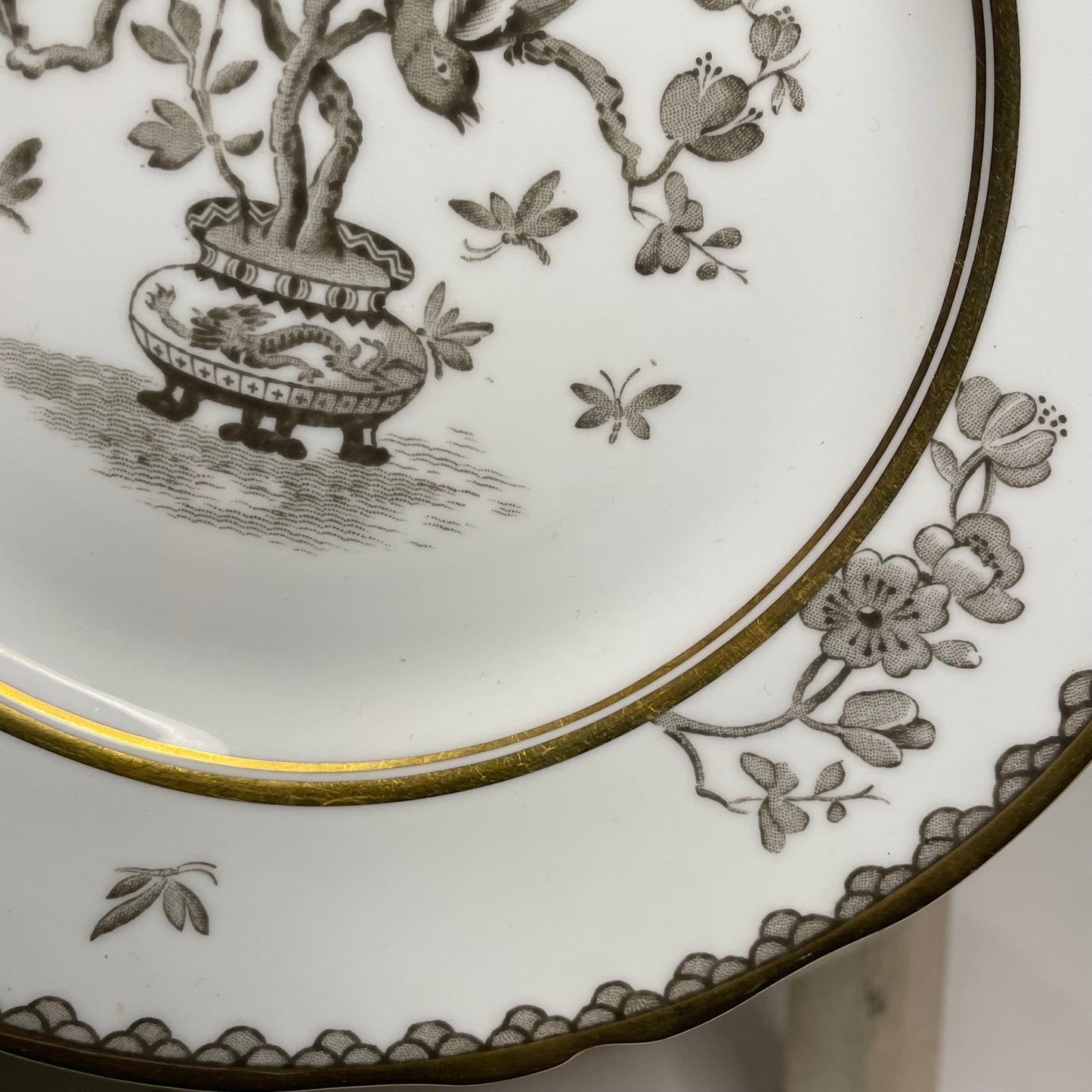 Ming Blossom Footed Double-Handle Teacup Candle | 5 oz.