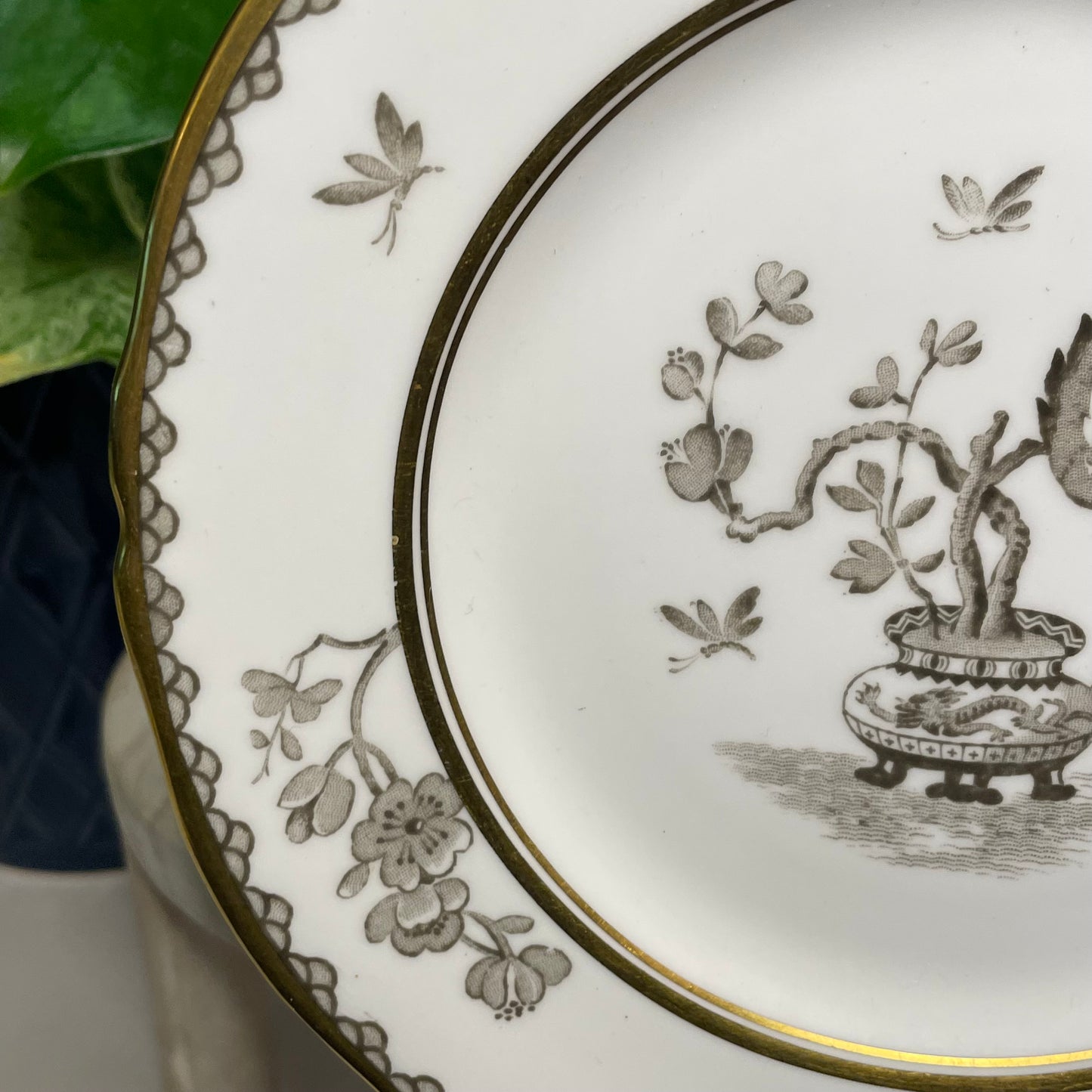 Ming Blossom Footed Double-Handle Teacup Candle | 5 oz.