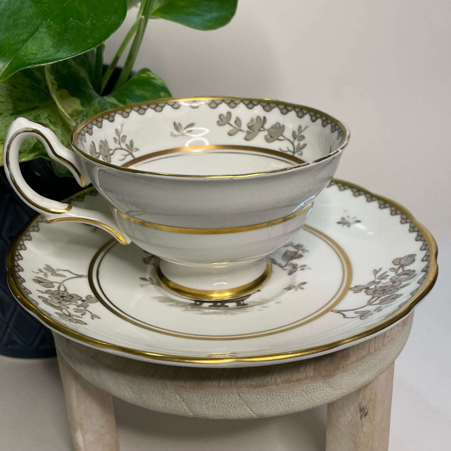 Ming Blossom Footed Teacup Candle | 5 oz.