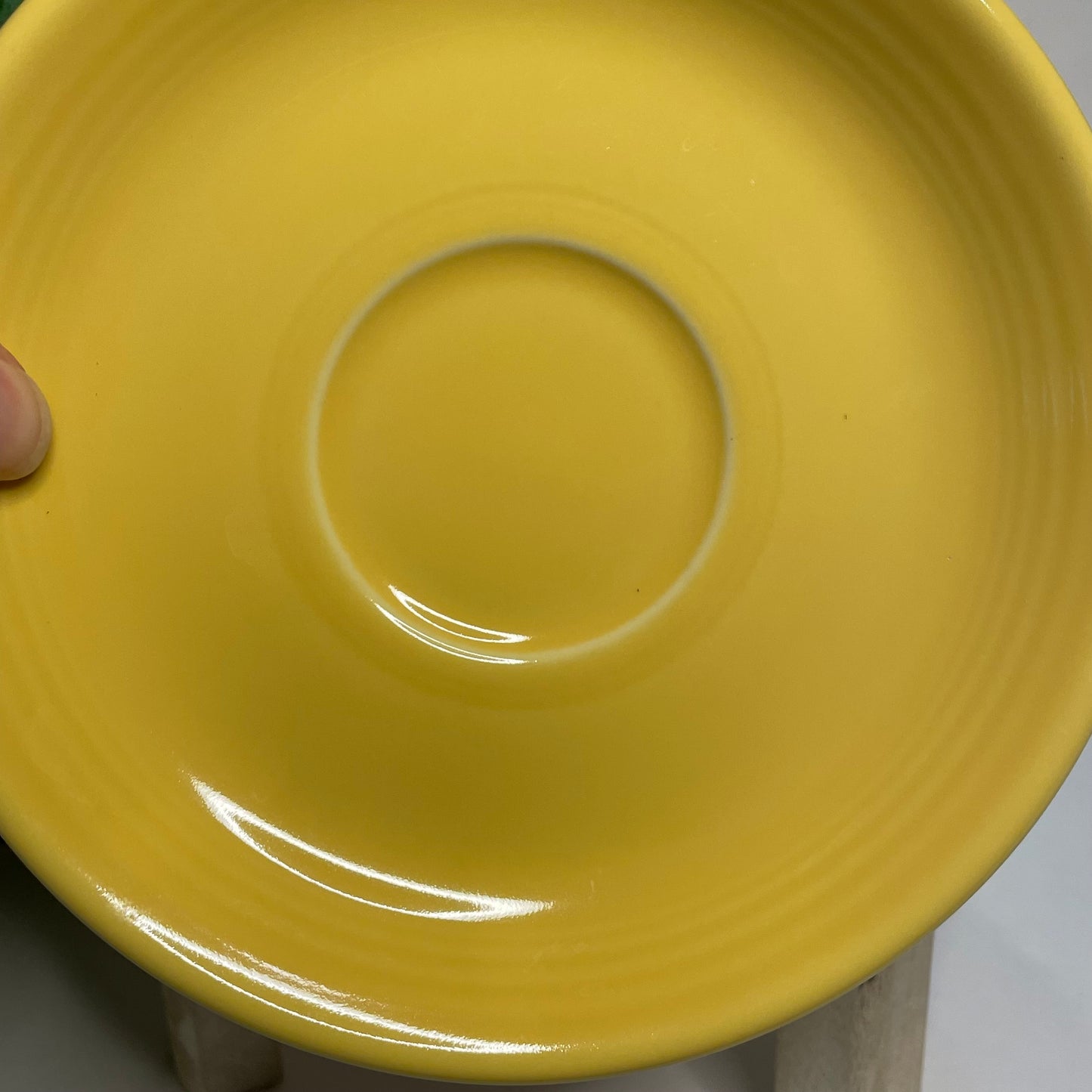 Vintage Fiestaware Homer Laughlin Yellow Custom Teacup Candle | 5.5 oz.