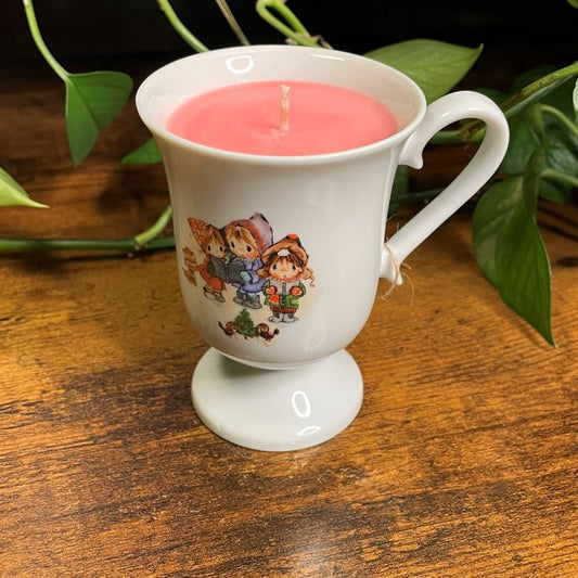 Precious Moments Fluted Teacup Candle | Various Fragrances