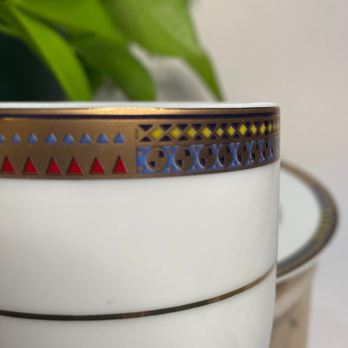 PTS International Interiors Ambassador Pattern Custom Teacup Candle | 6 oz.