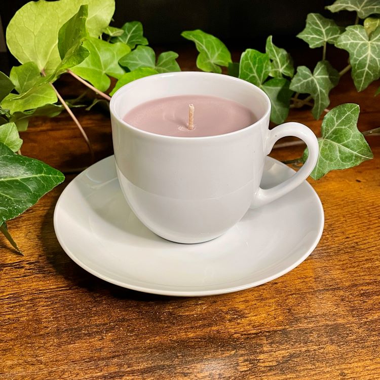 Cuisena Carmel Teacup Candle | Coffee Shop