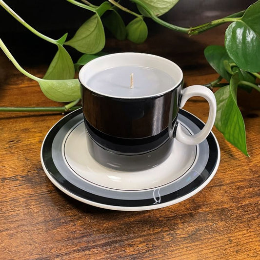 Onyx Ironstone Coffee Cup Candle | Various Fragrances