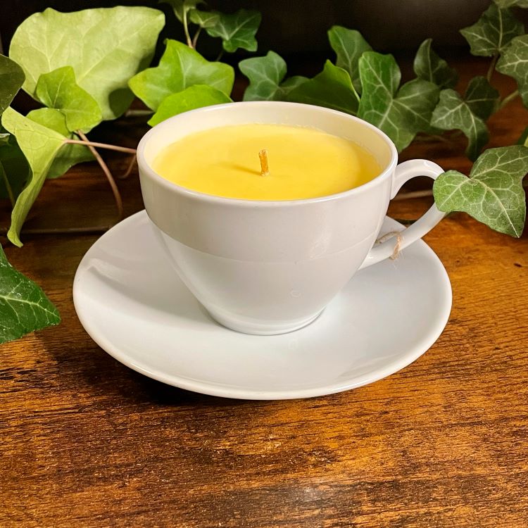 6 oz Smooth White Teacup Candle | Various Fragrances