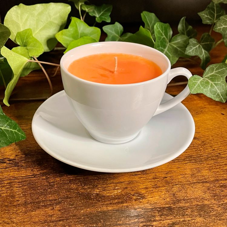 6 oz Smooth White Teacup Candle | Various Fragrances