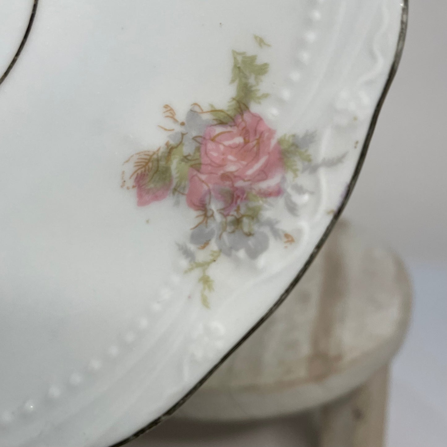 Pink Rose and Purple Irises Custom Teacup Candle | 6 oz.