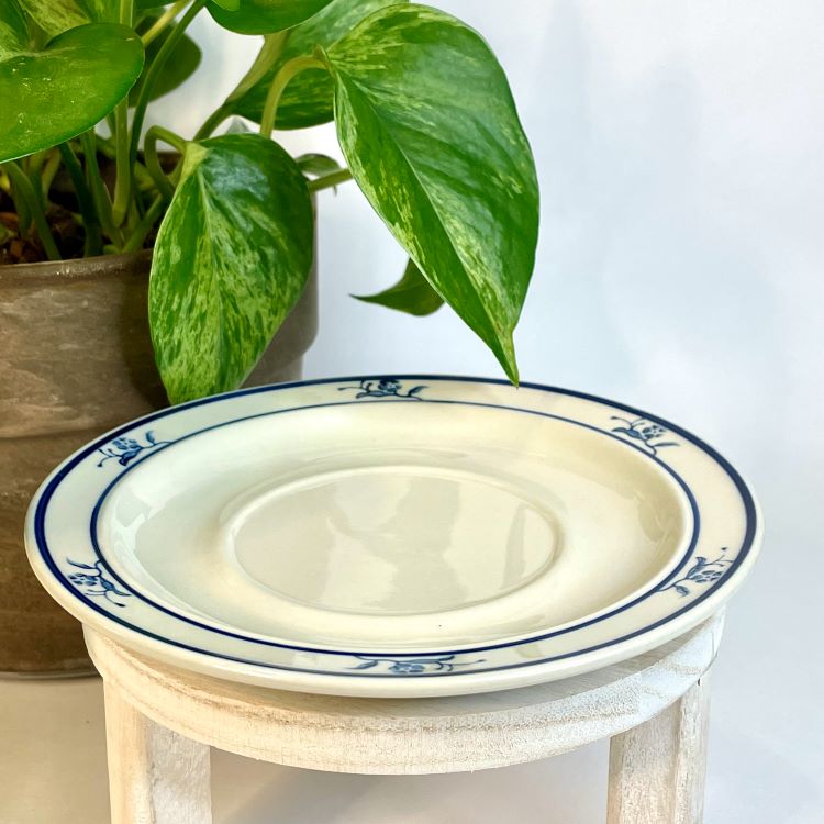 Brick Oven Stoneware Scandia Blue Custom Teacup Candle | 6.5 oz.
