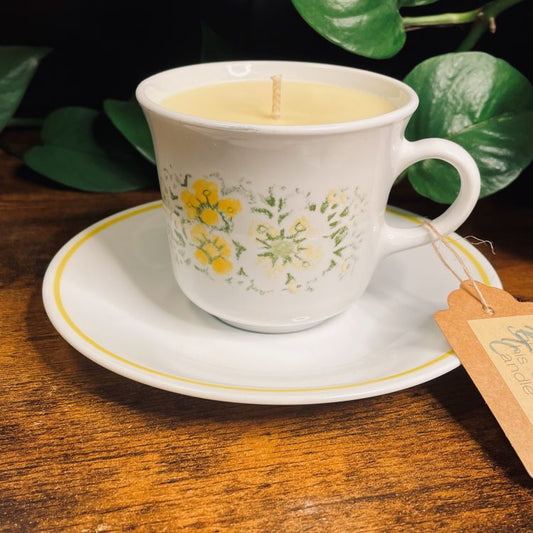 Corelle April Flower Pattern Teacup | Various Fragrances