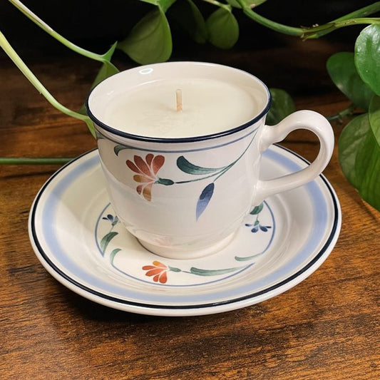 Keltcraft Shannon Spring Coffee Cup Candle | French Vanilla Oak
