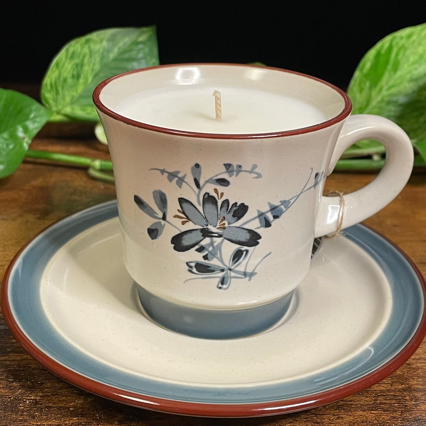 Noritake Stoneware Pleasure Teacup Candle | Various Fragrance