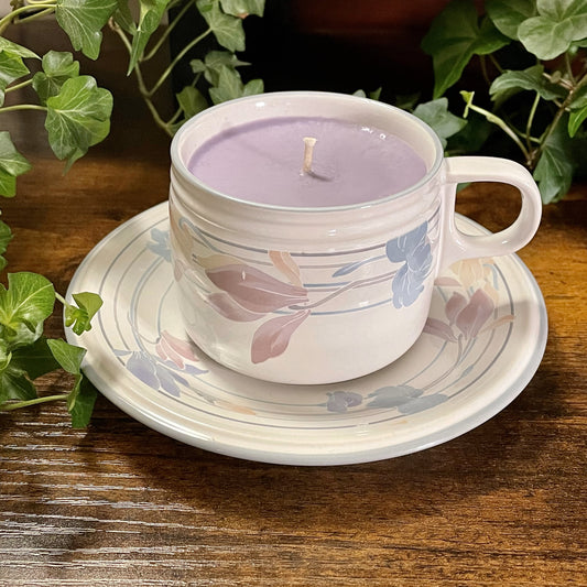 Studio Nova Tender Bloom Teacup Candle | Lavender