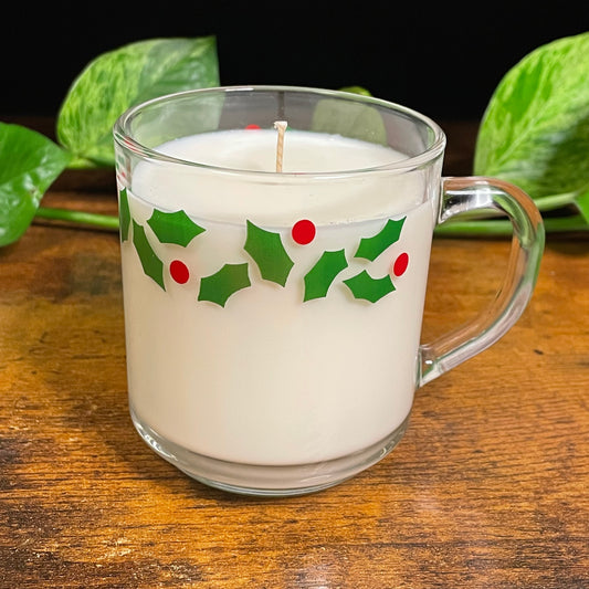 Glass Christmas Mug Candle | Various Fragrances