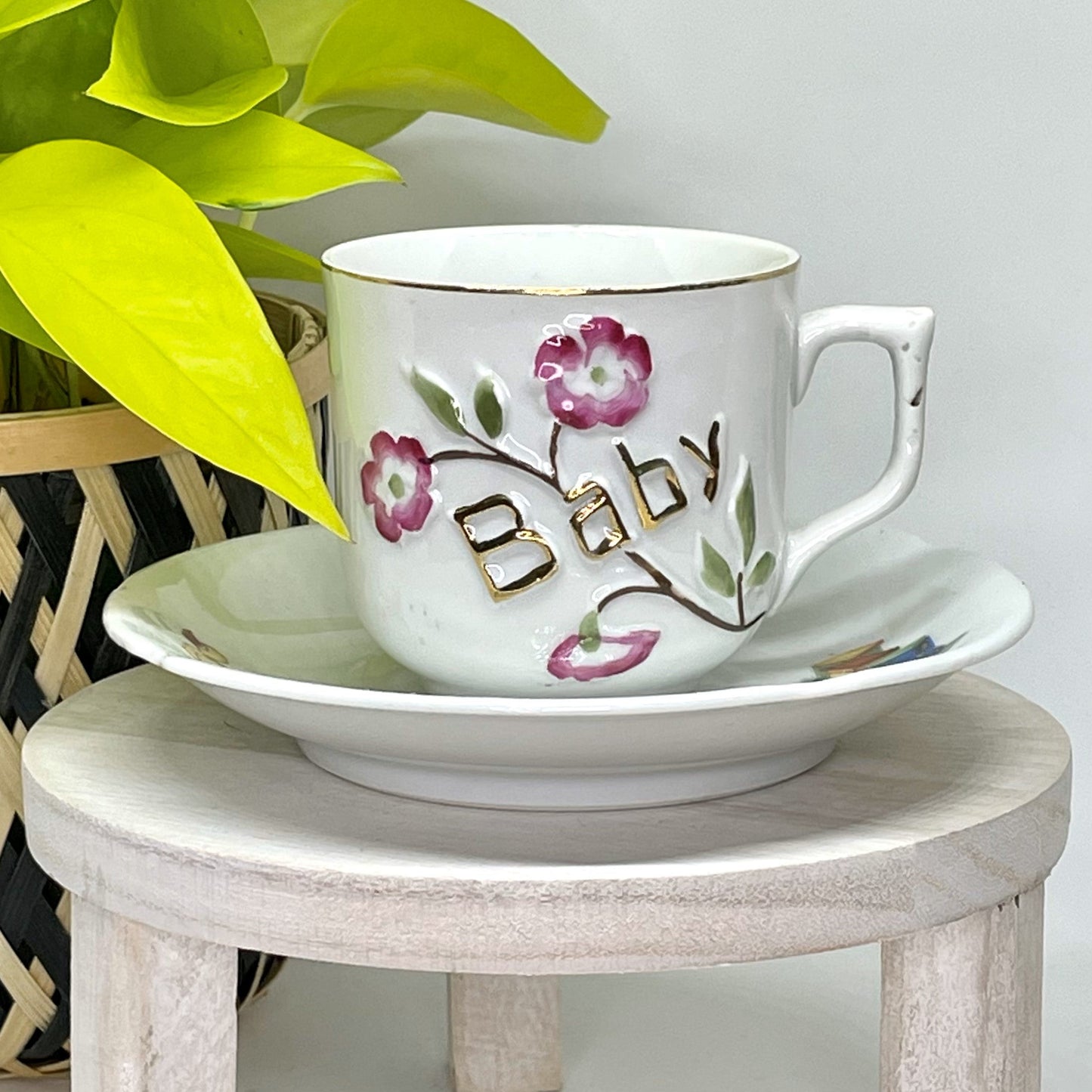 Baby Shower Custom Teacup Candle | 4 oz.