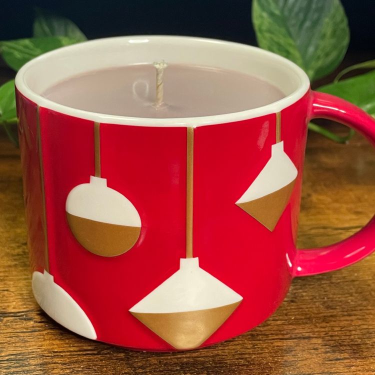 Starbucks Ornaments Mug Candle | Peppermint Mocha