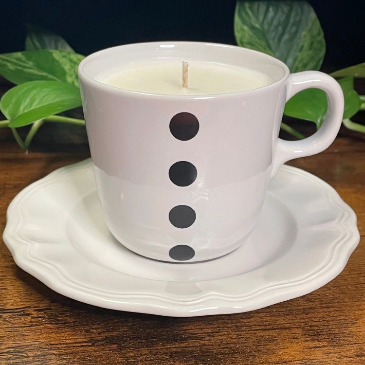 Ikea Snowman Mug Candle | Winter's Night